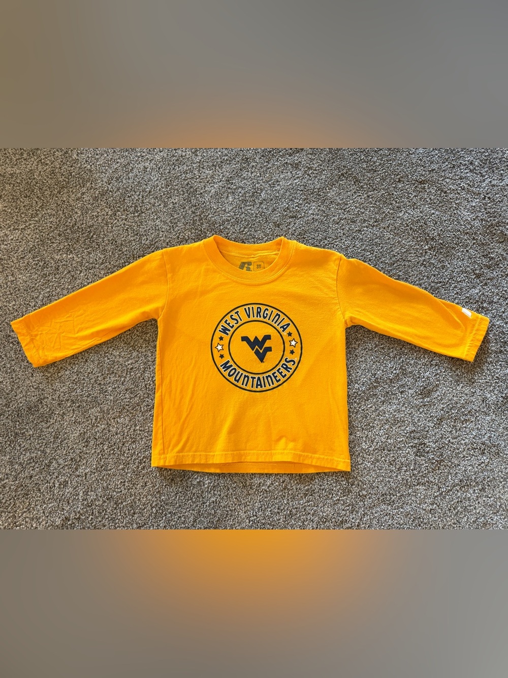 Russell Athletic West Virginia Mountaineers Long-Sleeve Shirt - Gold
